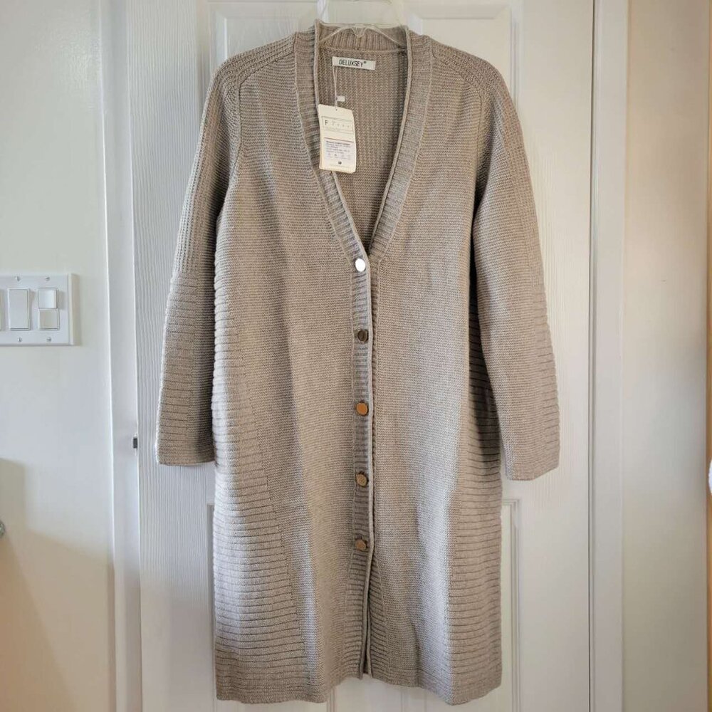 Women's longline cardigan